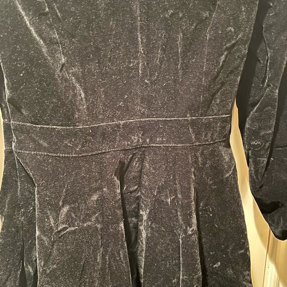 FeiInVan Velvet Midi Dress Small Black Button Up Cosplay Costume Anime Character - Picture 9 of 9